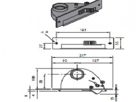 Adaptor faras, negru ( VacPan)
